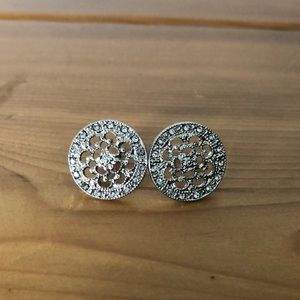 SHEIN Large Silver Studs
